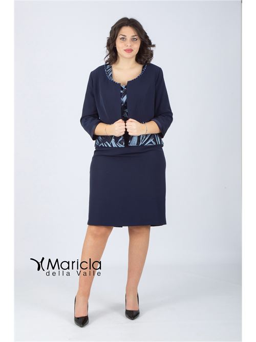 tubino+bolero PAOLA FORTI | PF410BLU